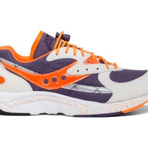 Saucony - Aya Trainer - White / Purple / Orange