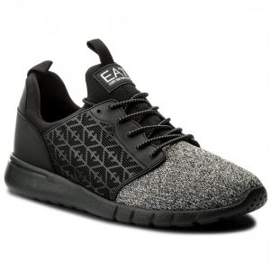 EA7 - Simple Racer All Over Eagle - Black/Grey