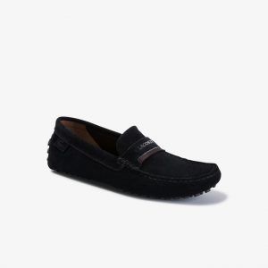 Lacoste - Plaisance Driving Shoe- Black