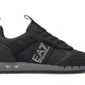 EA7 - Black & White Laces - Black / Iron Gate