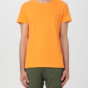 Balmain - Embossed Logo T-Shirt - Orange