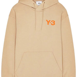 Y-3 - Chest Logo Hooded Sweatshirt - Trace Khaki