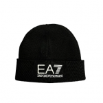 EA7 - Embroidered Beanie - Black