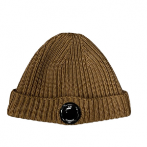 C.P. Company - Lens Beanie - Bronze Brown