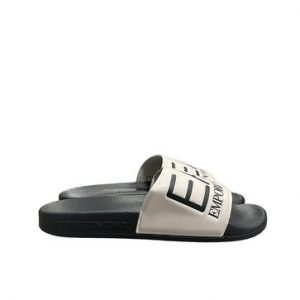 EA7 - Maxi Logo Slide - White / Navy