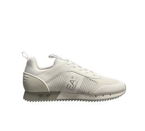 EA7 - Black & White Laces Trainer - White / Grey