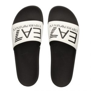 EA7 - Maxi Logo Slide - Black / White