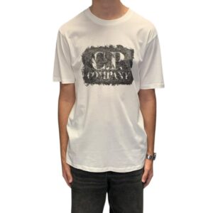 CP Company - Large Graphic Logo T-Shirt - White