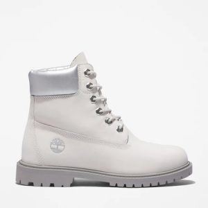 Timberland - Women's Premium 6 Inch boot - White / Silver