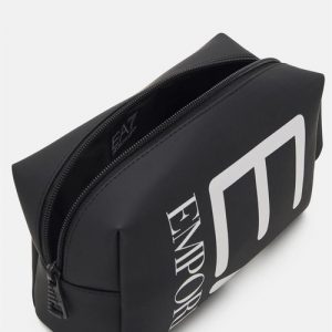 EA7 - Oversize Logo Wash Bag / Pouch - Black