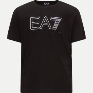 EA7 - Embroidered Logo T Shirt - Black