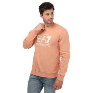 EA7 - Box Logo Sweatshirt - Cafe Creme