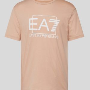 EA7 - Box Logo T Shirt - Salmon Pink