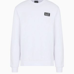 EA7 - Tape Logo Sweatshirt - White