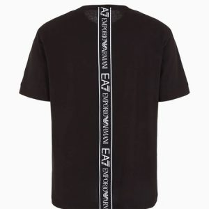 EA7 - Tape Logo T-Shirt - Black