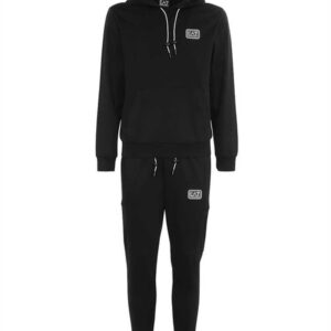 EA7 - Small Logo Tracksuit - Black / White
