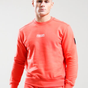 Marshall Artist - Siren Box Crewneck Sweatshirt - Coral