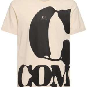 CP Company - Wrap Logo T-Shirt - Pistachio Shell