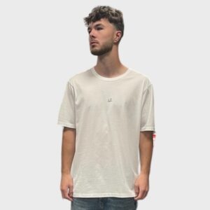 C.P. Company - Small Logo T Shirt - Gauze White