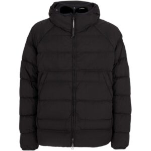 C.P. Company - Eco-Chrome R Hooded Down Goggle Jacket - Black
