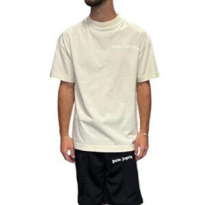 Palm Angels - Classic Logo T-Shirt - Butter