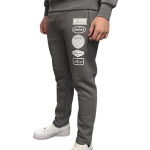 Mercier - Badge Logo Jogger - Steel Grey
