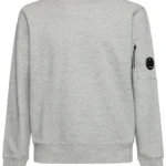C.P. Company - Diagonal Raised Fleece Lens Sweatshirt - Grey