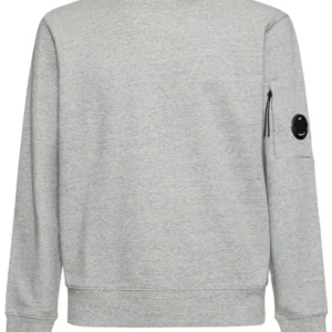 C.P. Company - Diagonal Raised Fleece Lens Sweatshirt - Grey