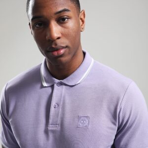 Marshall Artist - Siren Tipped Polo Shirt - Lavender