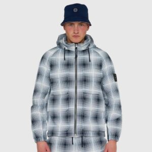 Marshall Artist - Shadow Check Jacket - Navy