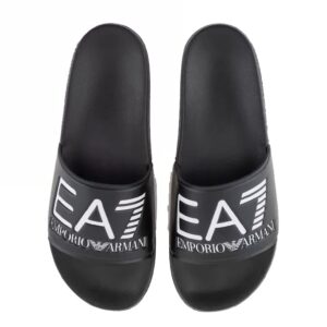 EA7 - Maxi Logo Slide - Black