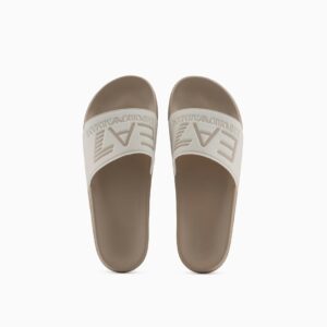 EA7 - Maxi Logo Slide - Taupe