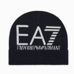 EA7 - Oversize Logo Beanie - Navy