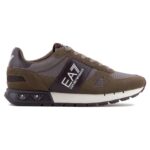 EA7 - Black & White Legacy Sneaker - Morello / Blackbean
