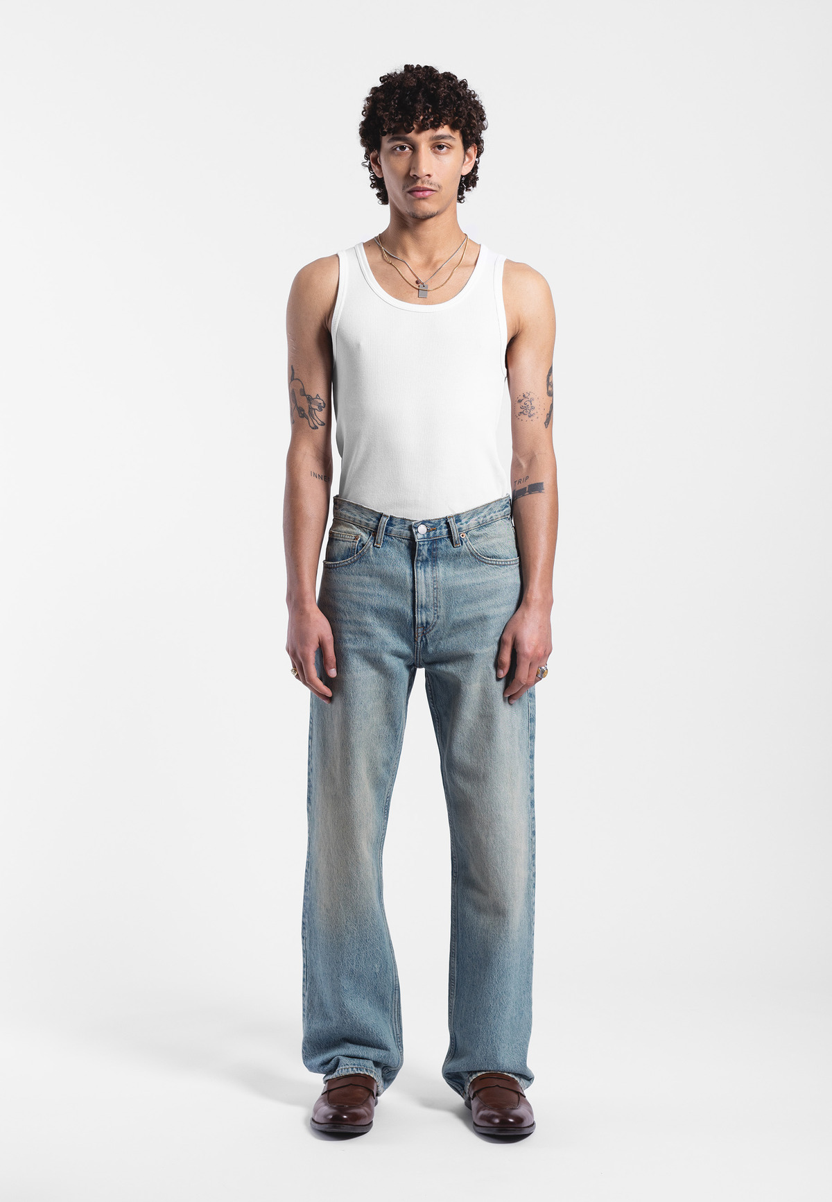 DrDenim - Omar Relaxed Denim - Stream Sky Aged - Image 2