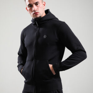Marshall Artist - Marchio Full Zip Hooded Sweatshirt - Black