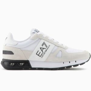 EA7 - Black & White Legacy Sneaker - White