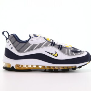 Nike - Air Max 98 “Tour Yellow” - White / Tour Yellow / Midnight Navy