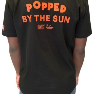 Cookman X BjornQorn - Popped by The Sun T-Shirt - Black