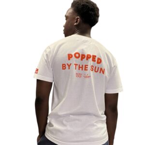 Cookman X BjornQorn - Popped by The Sun T-Shirt - White