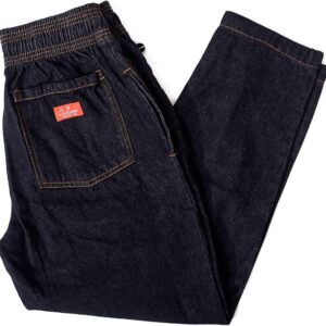 Cookman - Chef Pant Semi Wide - Denim Washed Black