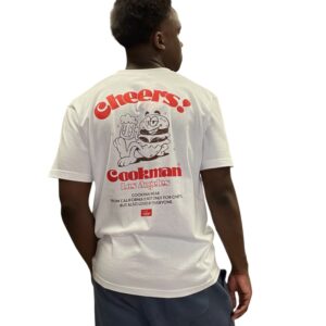 Cookman - Cheers Burger T-Shirt – White