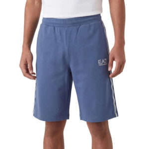EA7 - Tape Logo Shorts - Blue Horizon