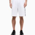 EA7 - Tape Logo Shorts - White