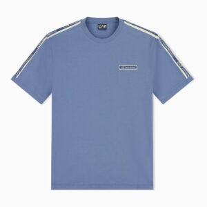 EA7 - Tape Logo T-Shirt - Blue Horizon