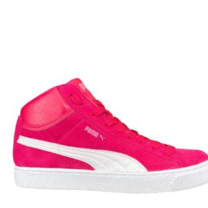 Puma - Suede Mid Sneaker - Pink / White