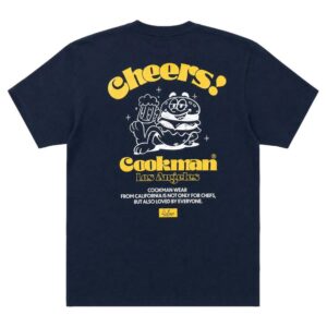 Cookman - Cheers Burger T-Shirt – Navy